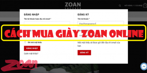 giày ZOAN, cách mua giày ZOAN online