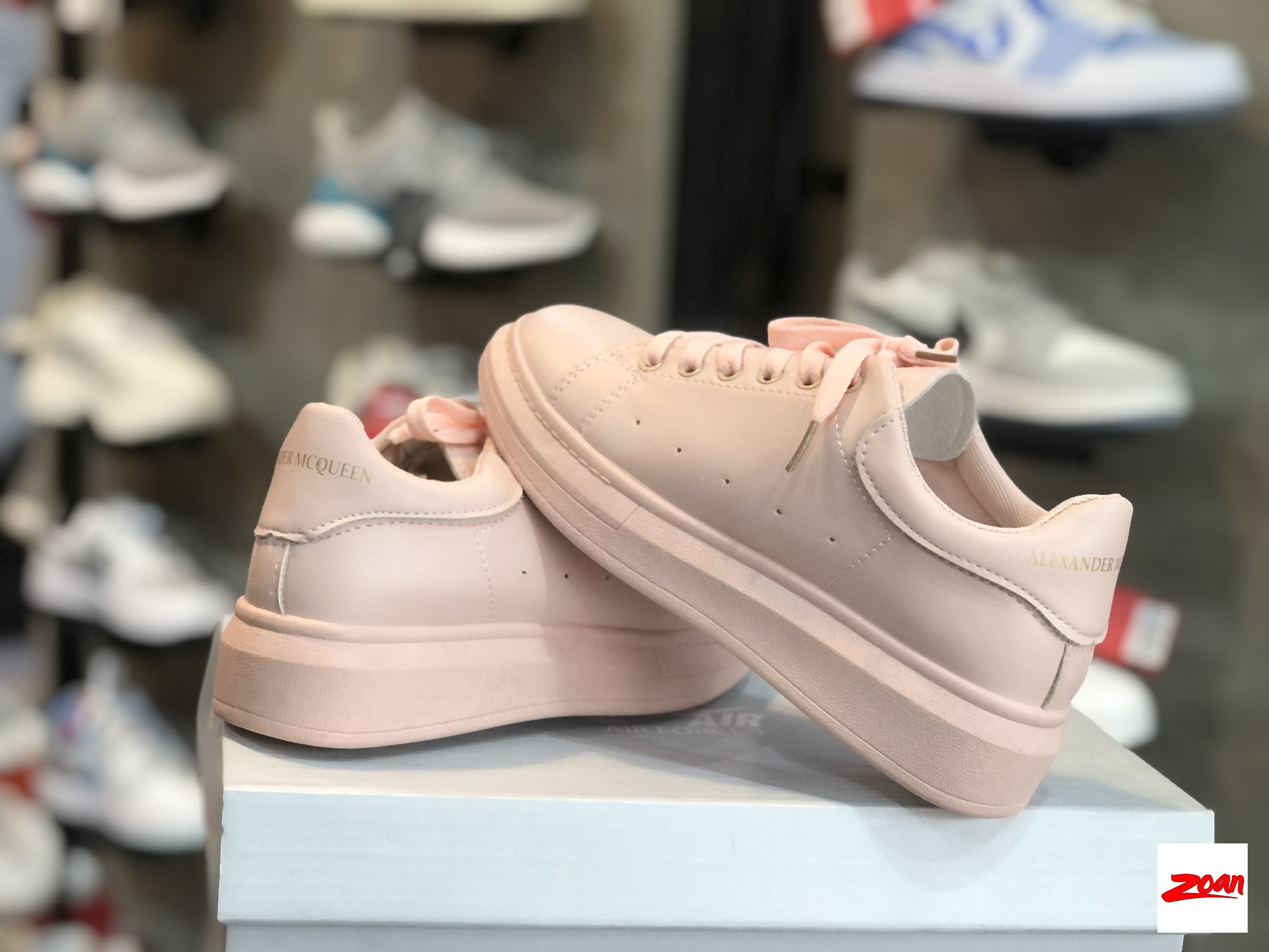 giày nữ, sneaker nữ, giày nữ màu hồng
