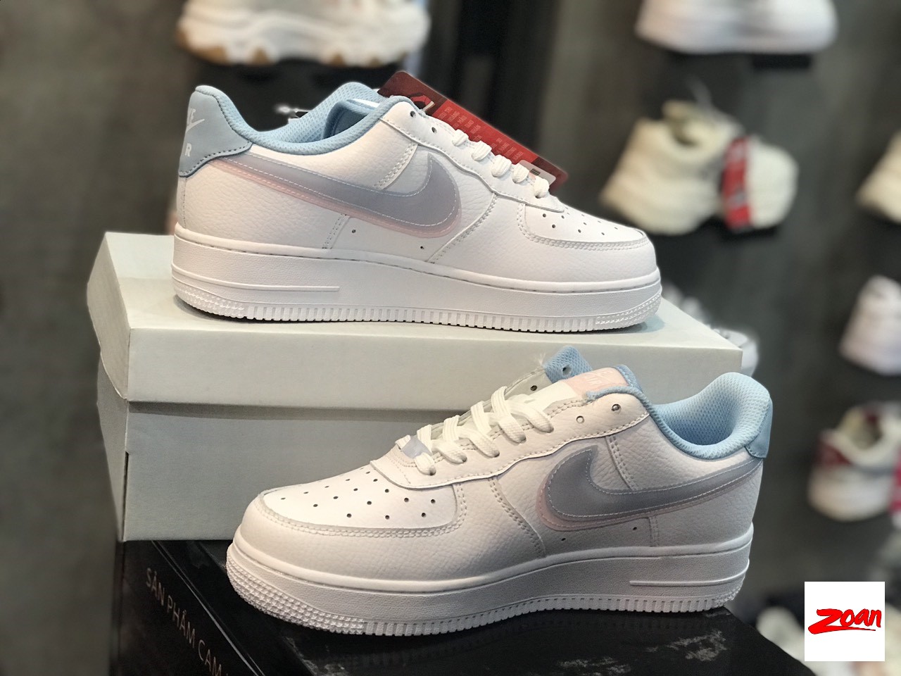 Air Force 1 Blue Pink Younger