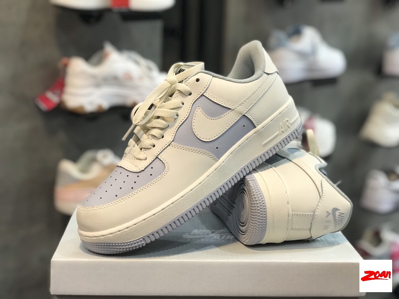 Nike Air Force 1 Low Xanh