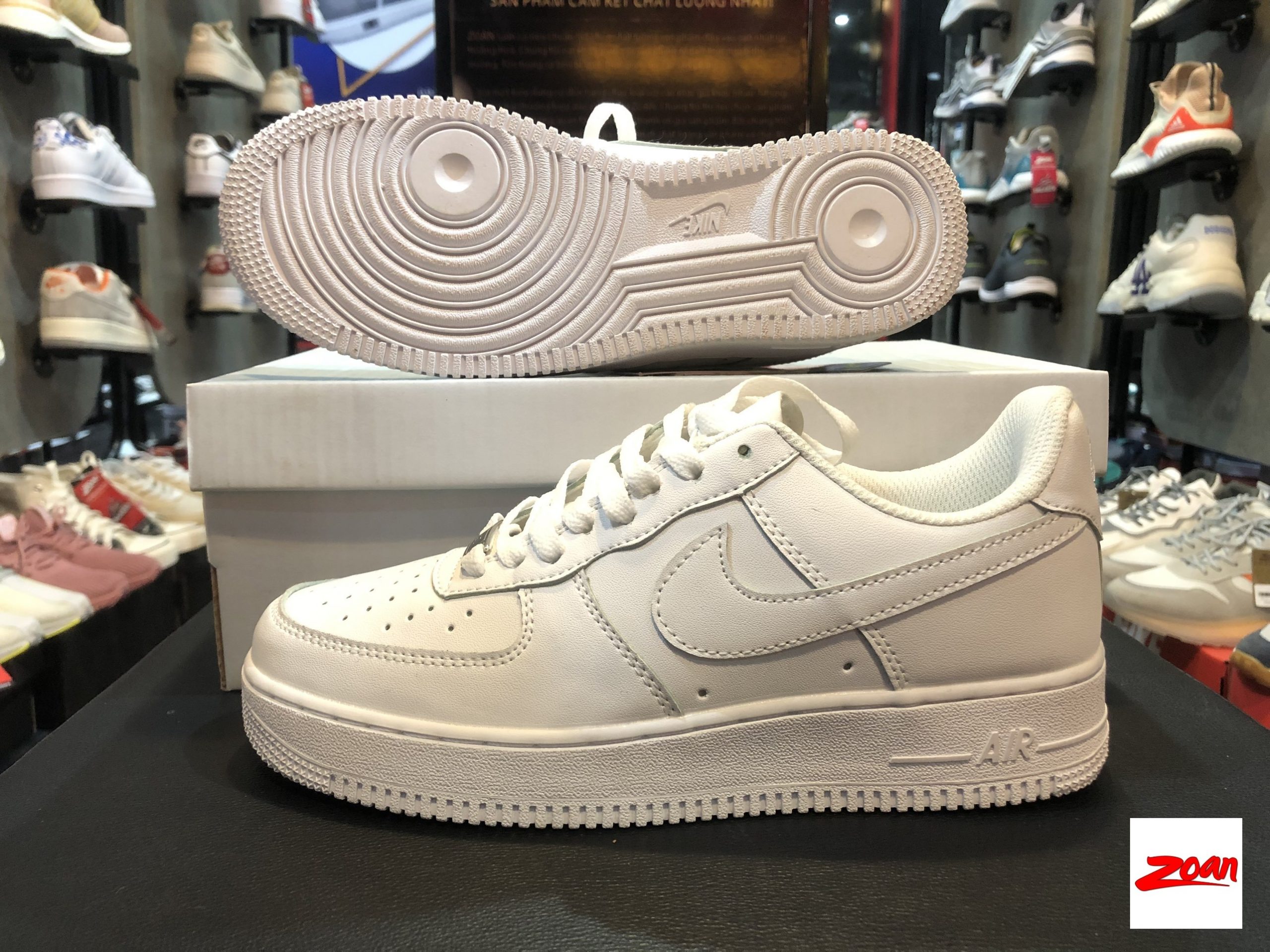 giày Nike AF1 màu trắng