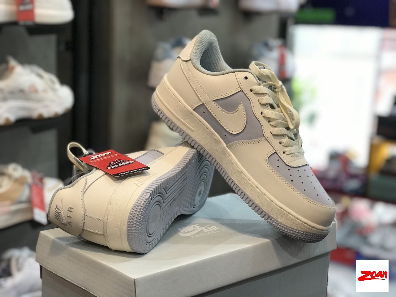 giày Nike AF1 Low Xanh