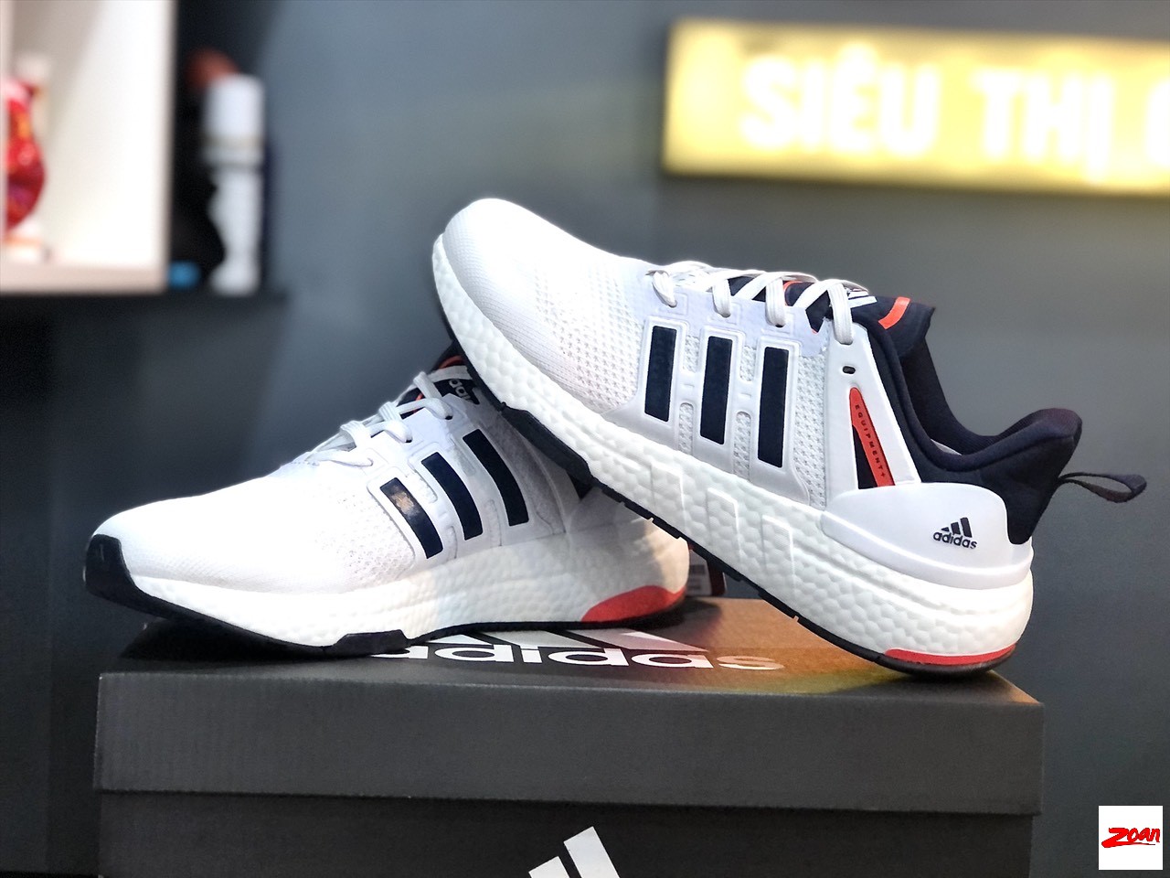 Adidas Equipment Plus White Navy Orange