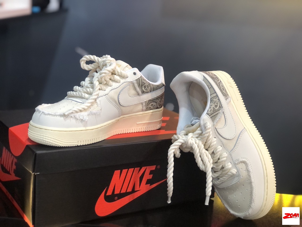 Nike Air Force 1 Tu Bigbang Chunky Lace Bandana Customs