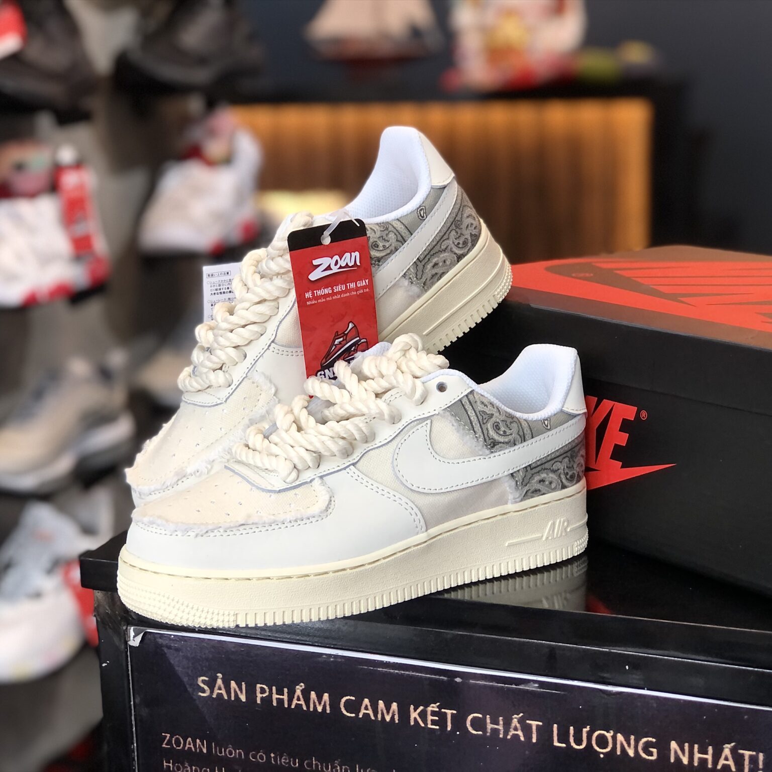 Nike Air Force 1 Tu Bigbang Chunky Lace Bandana Customs