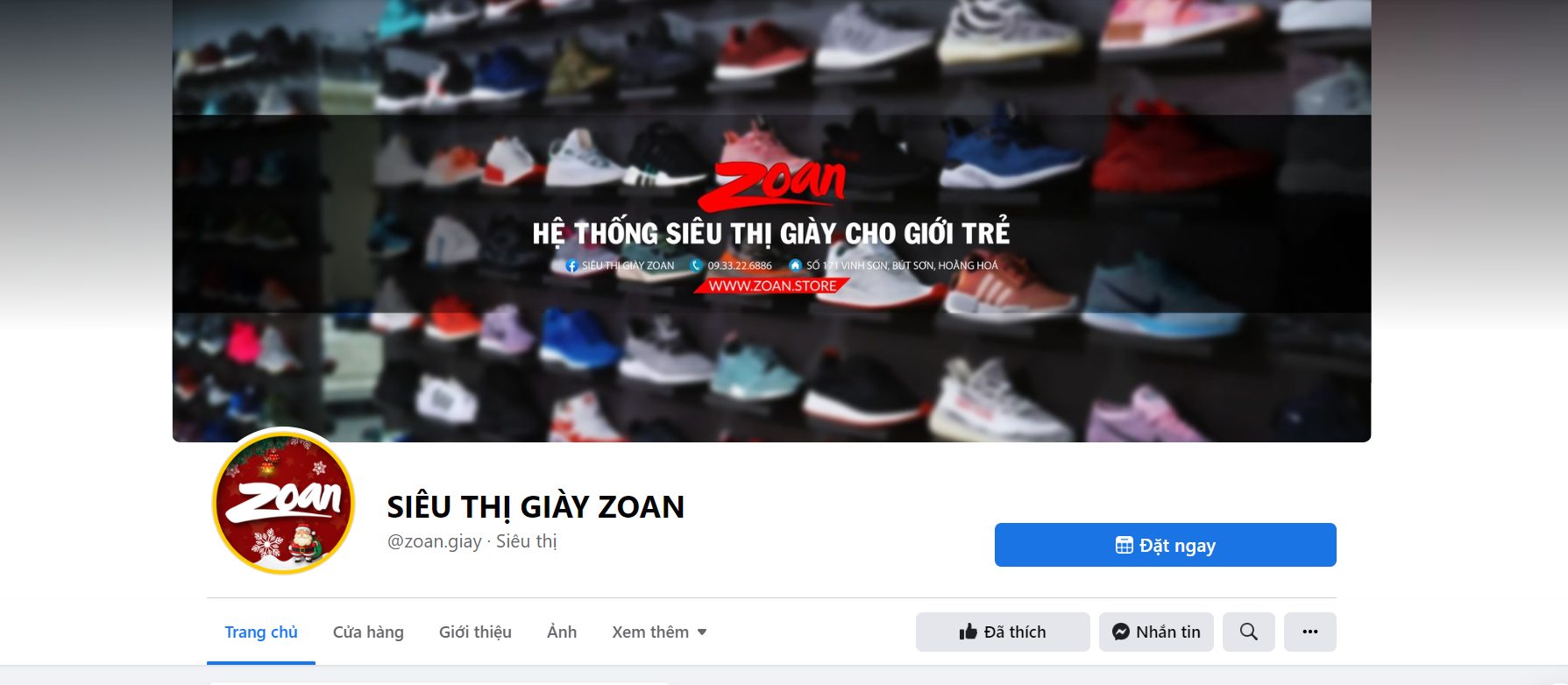 facebook giày zoan, siêu thị giày ZOAN