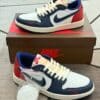 Nike Jordan 1 Low Retro Howard University, Giày Nike, Giày Zoan, Giày Unisex, Giày Nam, Giày Nữ, Giày Thương Hiệu, Giày Jordan Low, Giày Siêu Cấp