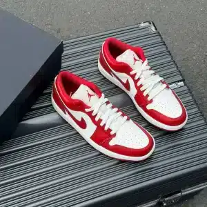 Nike Jordan 1 Low Gym Red White, Giày Nike, Giày Zoan, Giày Unisex, Giày Jordan, Giày Thương Hiệu, Giày Siêu Cấp